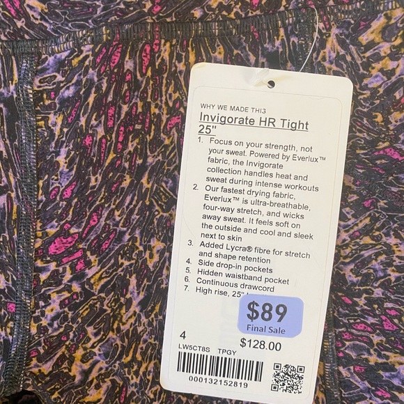 Lululemon Invigorate HR tight - Picture 2 of 2